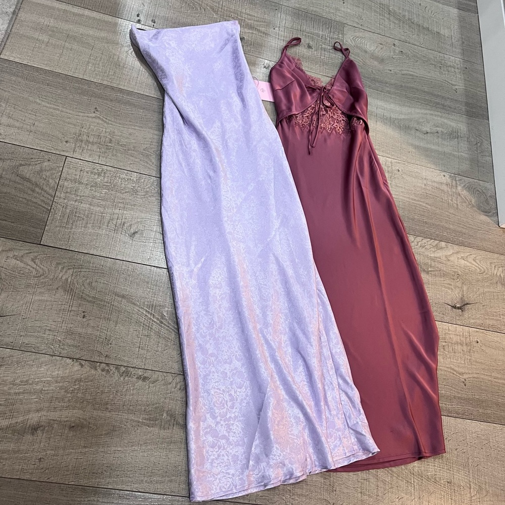 Hello molly Purple/plum silk dresses xs